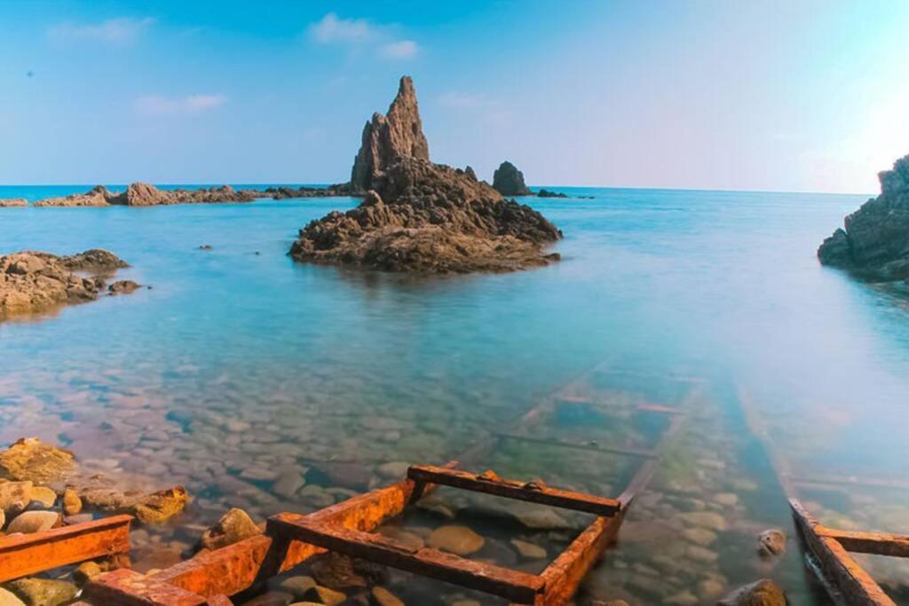 카로보네라스 La Pita- Terraza Con Vistas Al Mar & Parking, A 1 Min De La Playa 아파트 외부 사진